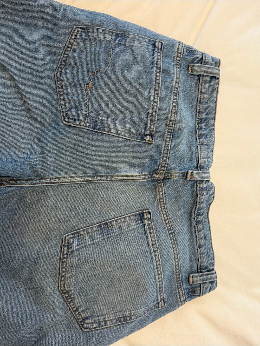 Free People Eden slouchy Light Blue Wide-Leg Jeans - Picture 7 of 12
